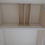 棚はデスク代わりにも